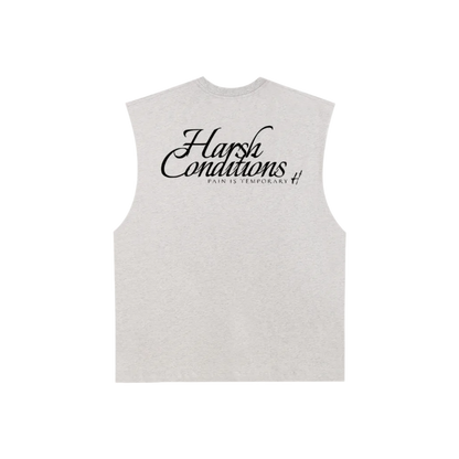 Raw Edge Cotton Tank