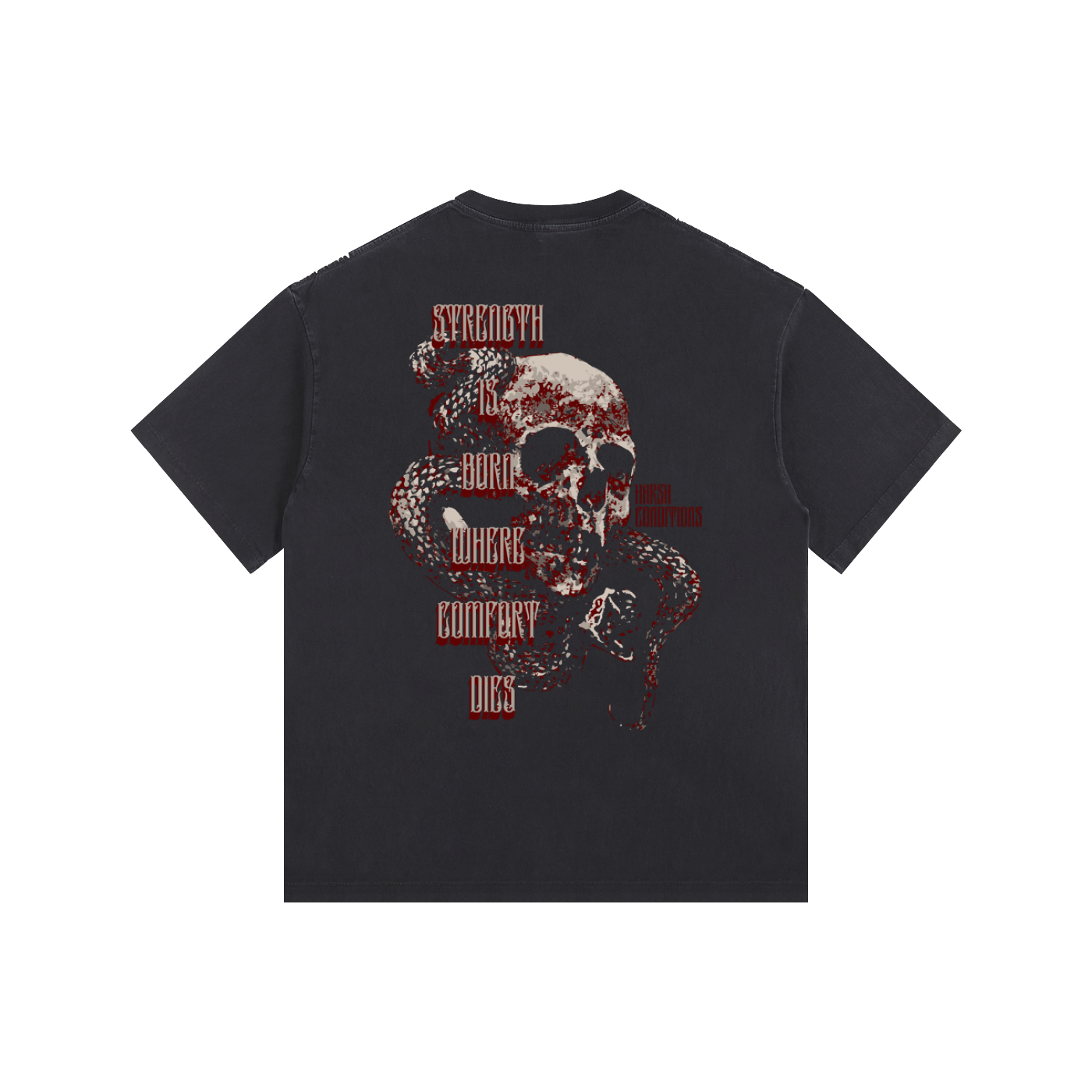 Strength Is Born Oversized Cotton T-Shirt