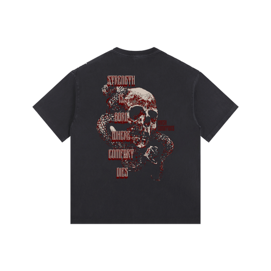 Strength Is Born Oversized Cotton T-Shirt