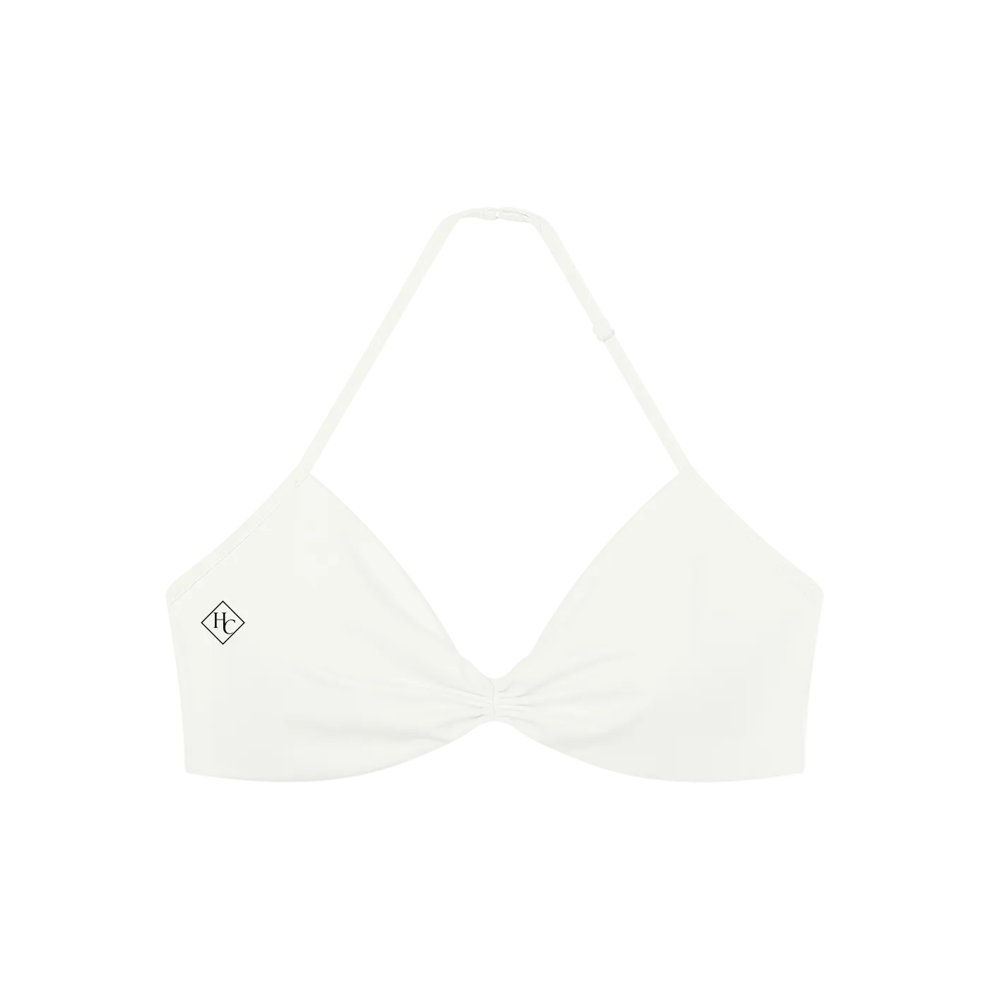 Women’s Ruched Halter-Neck Sports Bra