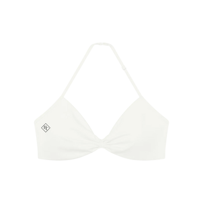 Women’s Ruched Halter-Neck Sports Bra