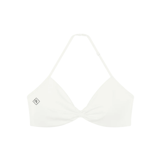 Women’s Ruched Halter-Neck Sports Bra