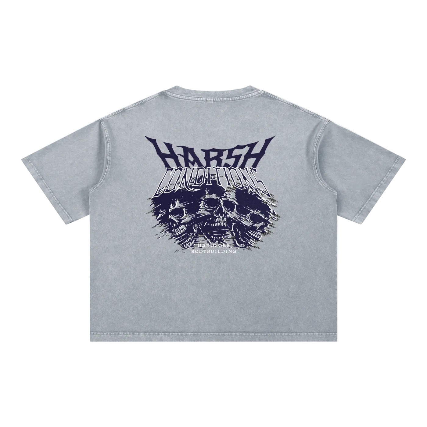 Hardcore Boxy/Cropped Cotton T-Shirt