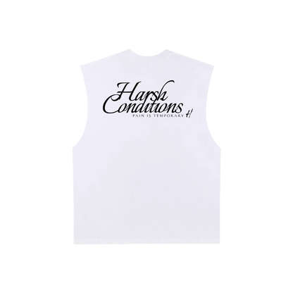 Raw Edge Cotton Tank