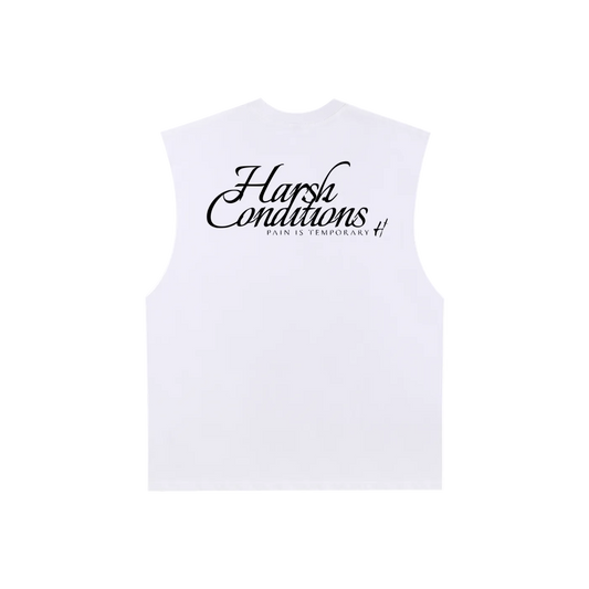 Raw Edge Cotton Tank