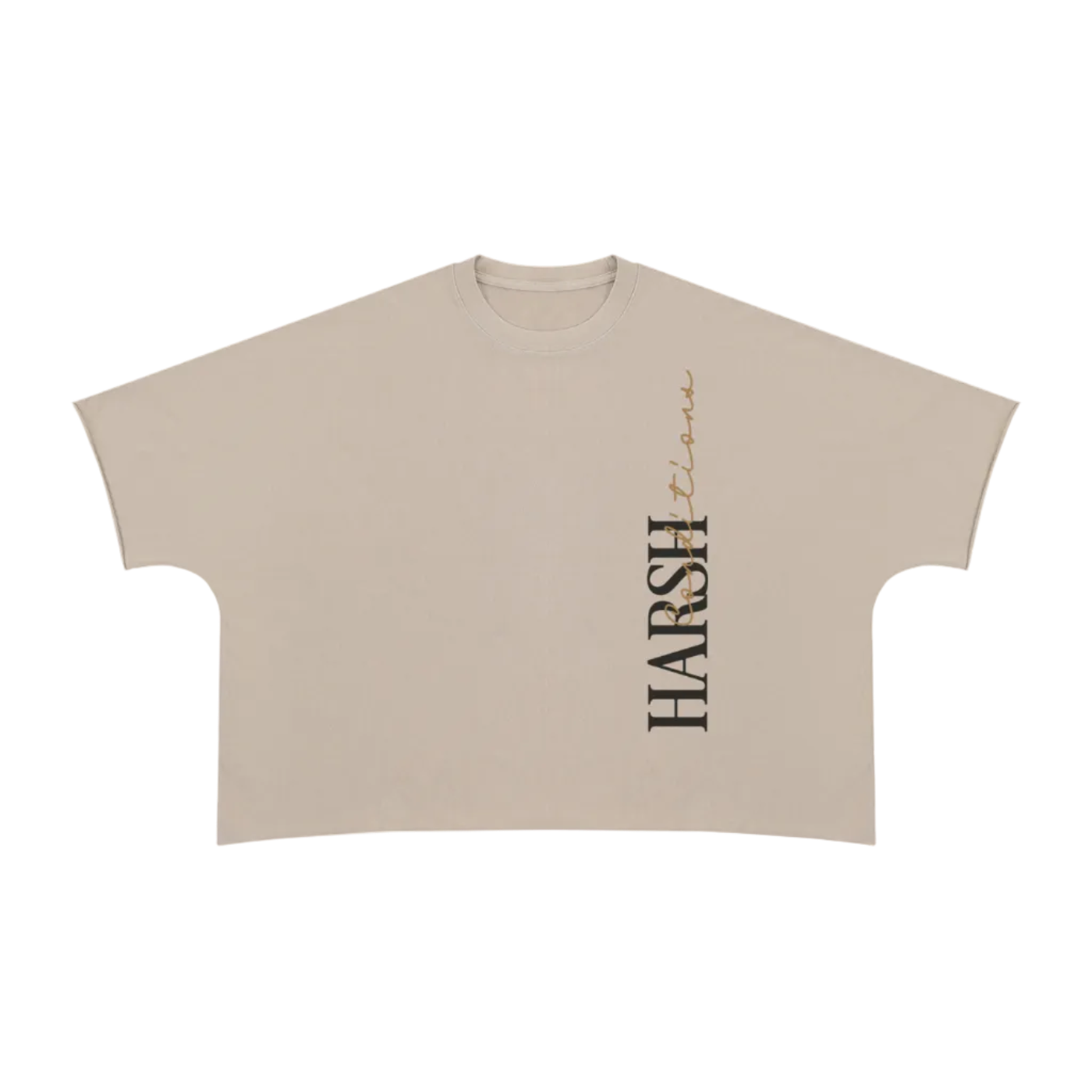GOOD VS EVIL Heavyweight Boxy Raw Edge T-Shirt