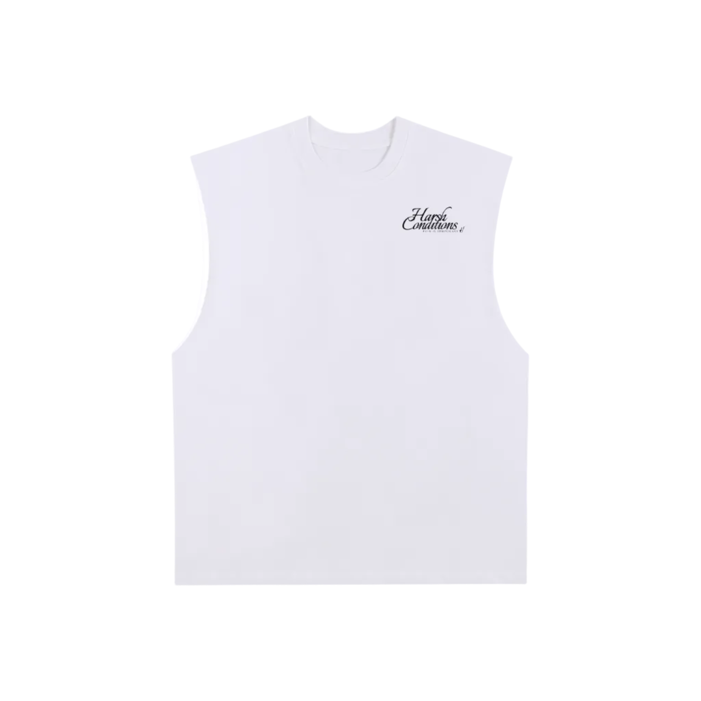 Raw Edge Cotton Tank