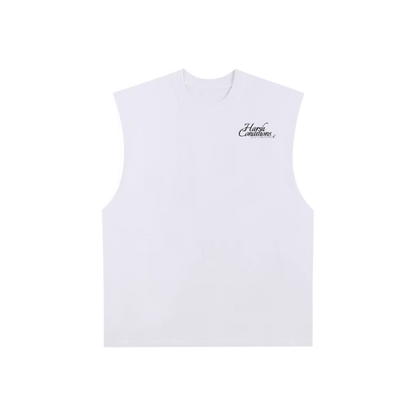 Raw Edge Cotton Tank