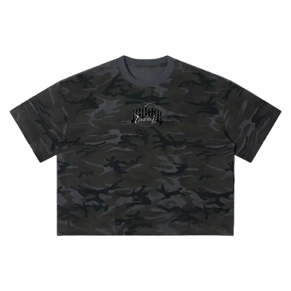 Harsh conditions world Camo Boxy T-Shirt
