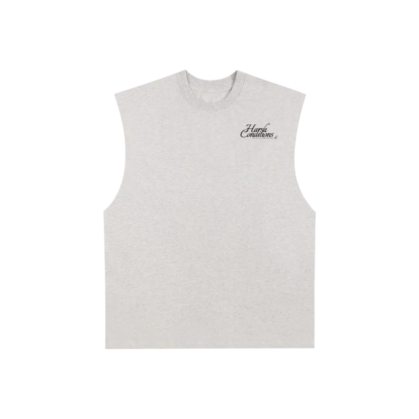 Raw Edge Cotton Tank