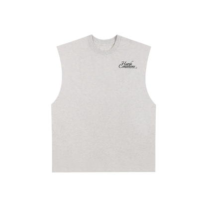Raw Edge Cotton Tank