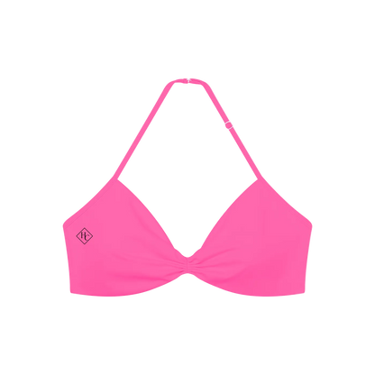 Women’s Ruched Halter-Neck Sports Bra