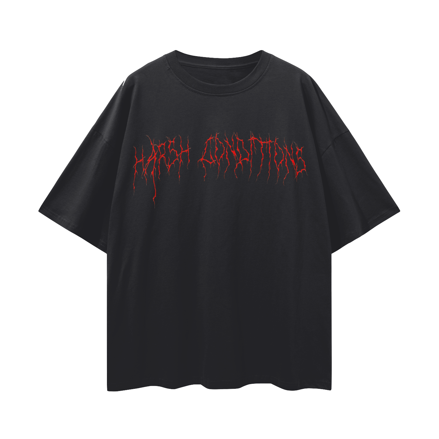 Metal Loose Drop Shoulder T-Shirt