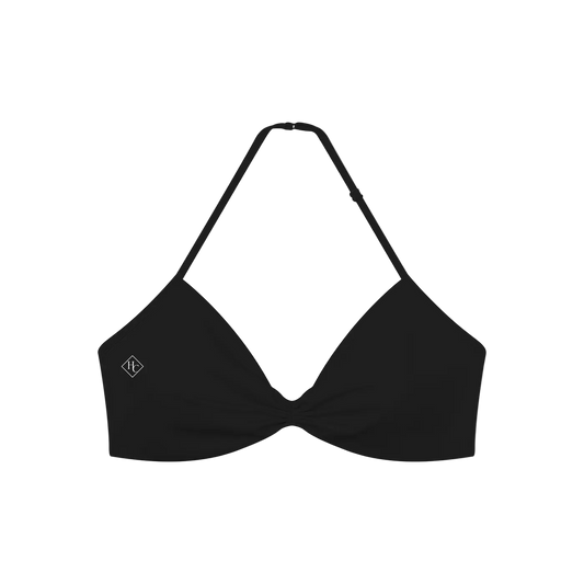 Women’s Ruched Halter-Neck Sports Bra