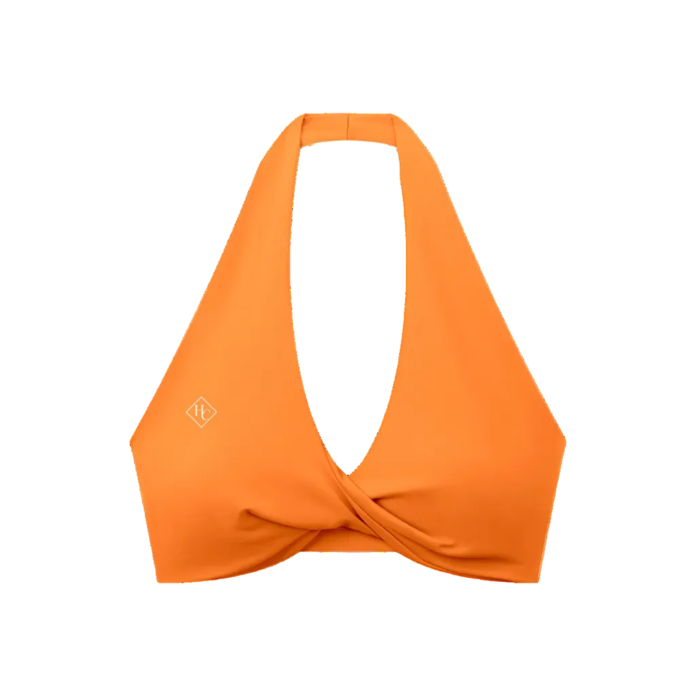 Women's Pleated Halter Sports Bra