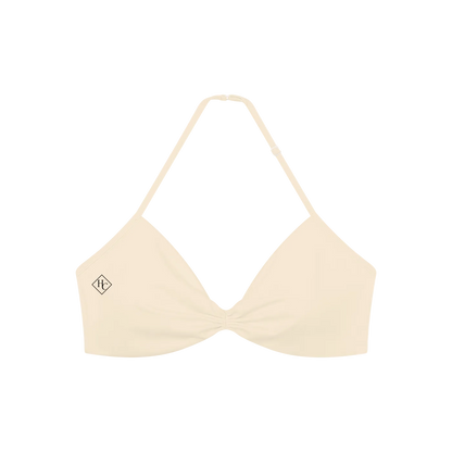 Women’s Ruched Halter-Neck Sports Bra