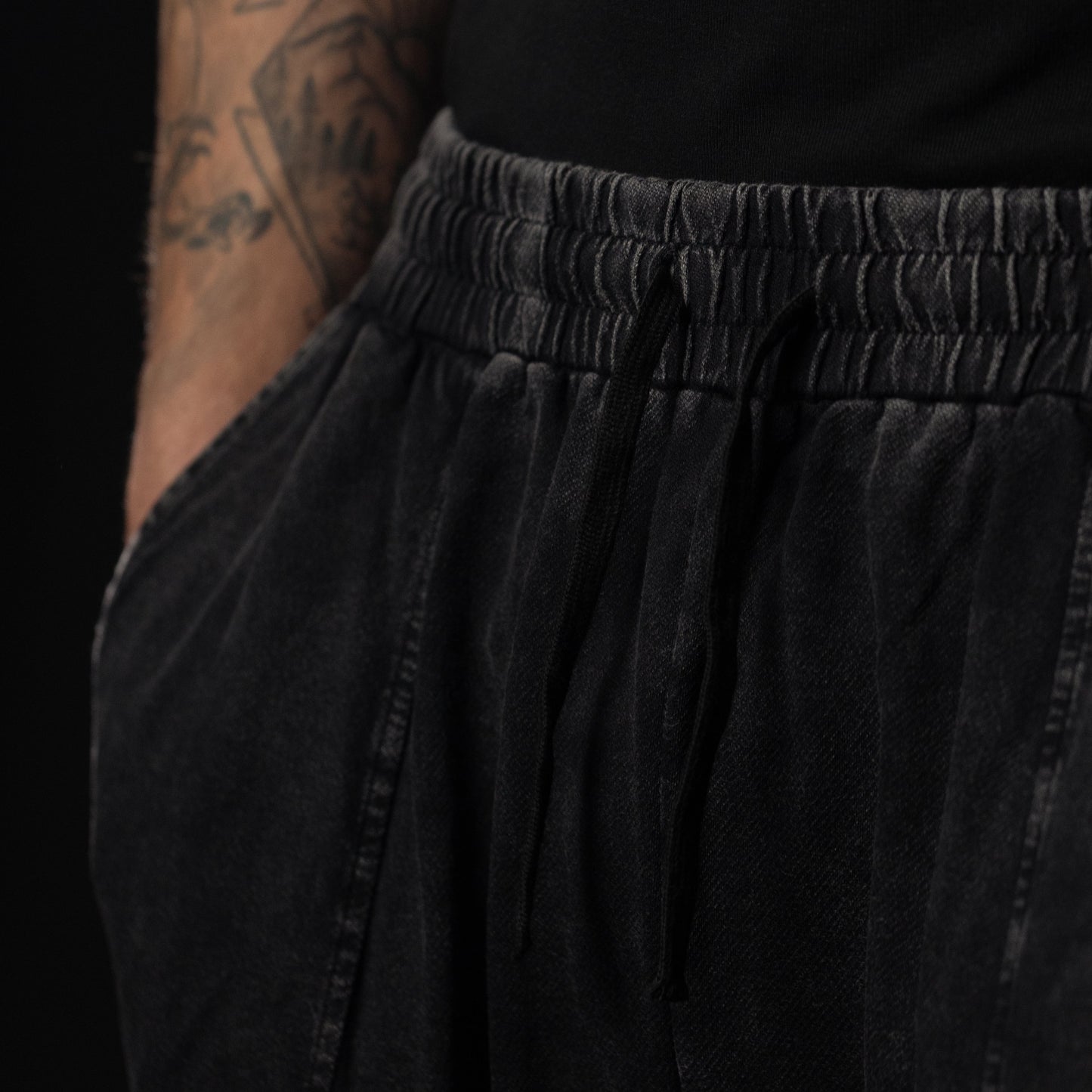 oversized Drawstring Cotton pump Pants