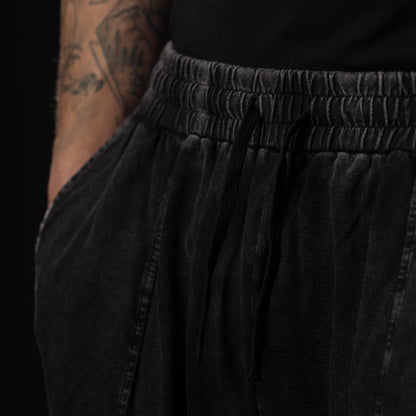 oversized Drawstring Cotton pump Pants