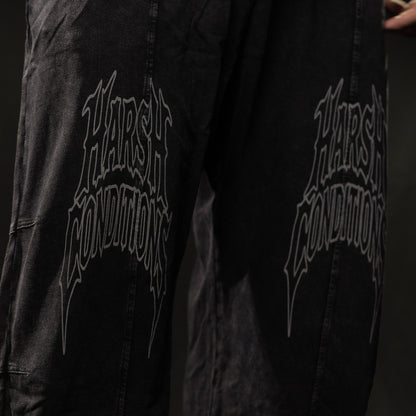 oversized Drawstring Cotton pump Pants