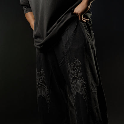 oversized Drawstring Cotton pump Pants
