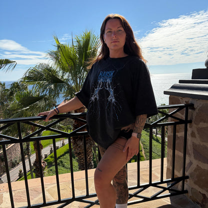 Lightning Oversized Cotton T-Shirt