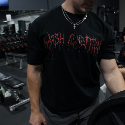 Metal Loose Drop Shoulder T-Shirt