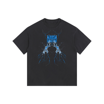 Lightning Oversized Cotton T-Shirt