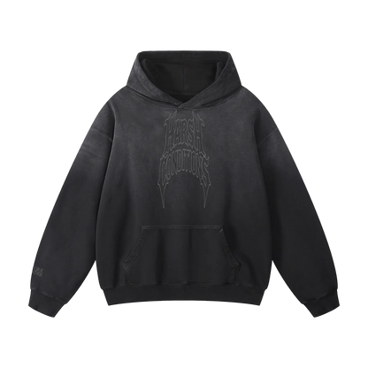 Oversized cotton "work harder" Hoodie