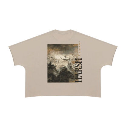 GOOD VS EVIL Heavyweight Boxy Raw Edge T-Shirt