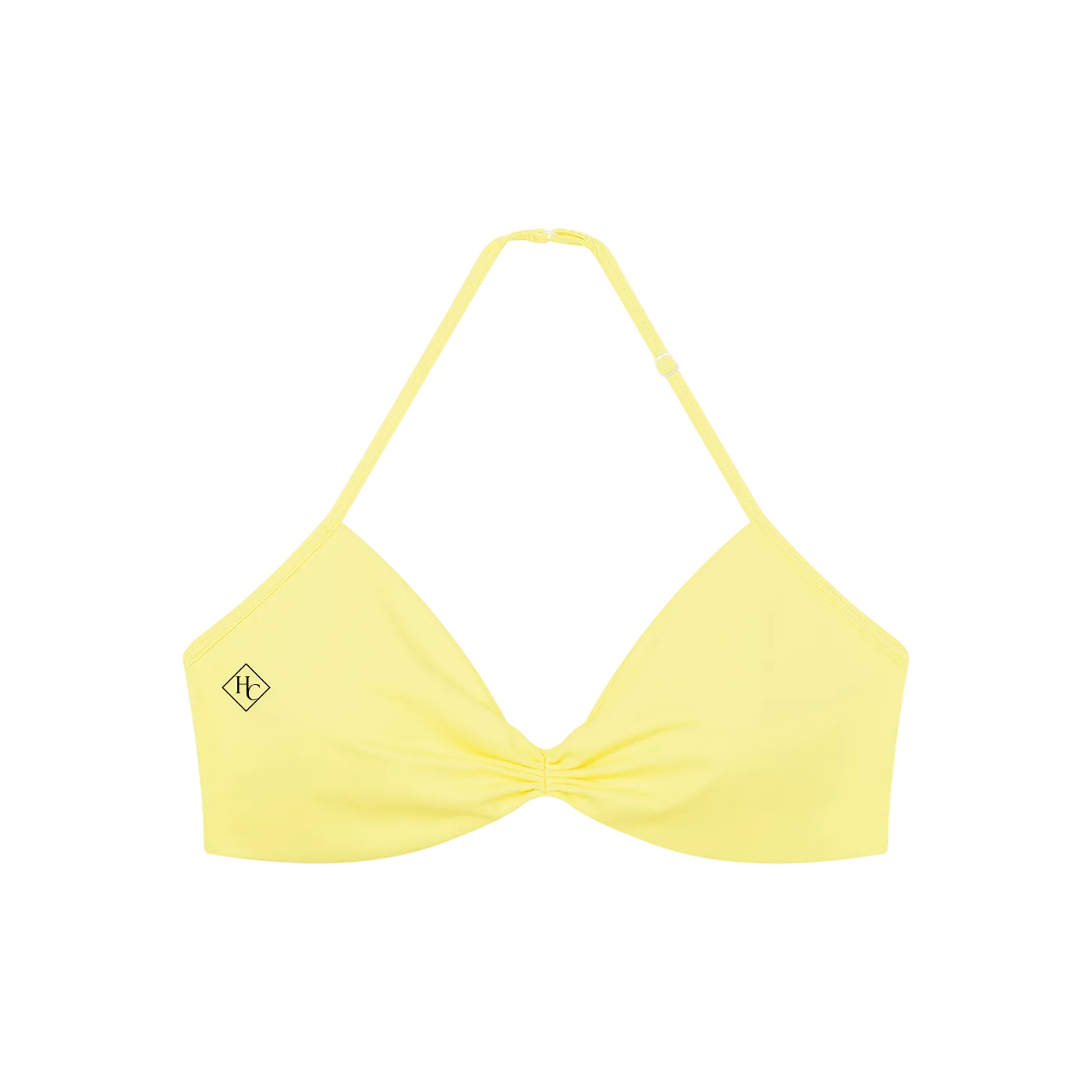 Women’s Ruched Halter-Neck Sports Bra