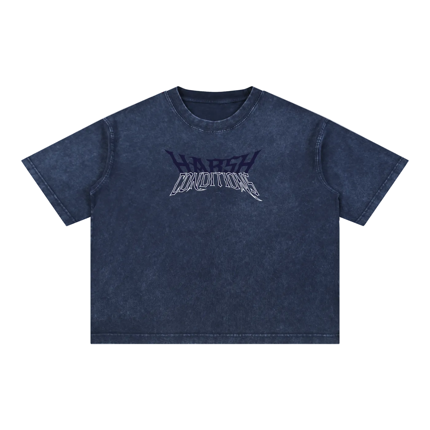 Hardcore Boxy/Cropped Cotton T-Shirt