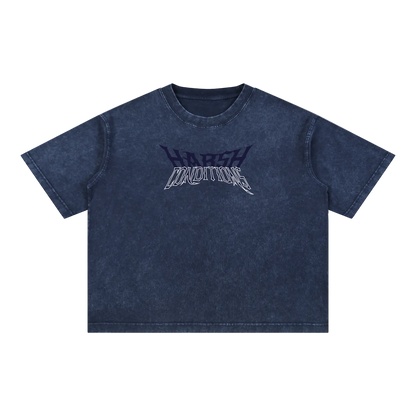 Hardcore Boxy/Cropped Cotton T-Shirt