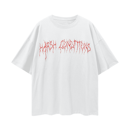 Metal Loose Drop Shoulder T-Shirt