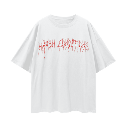 Metal Loose Drop Shoulder T-Shirt