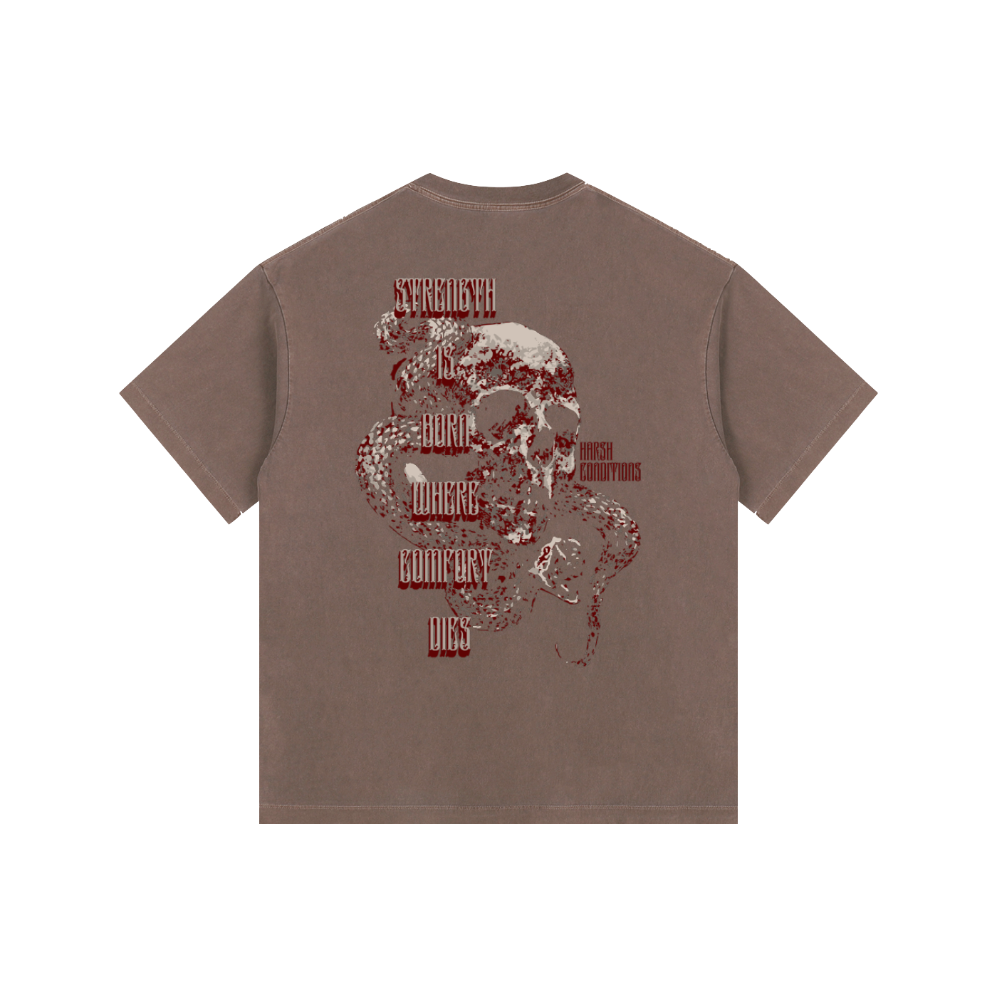 Strength Is Born Oversized Cotton T-Shirt