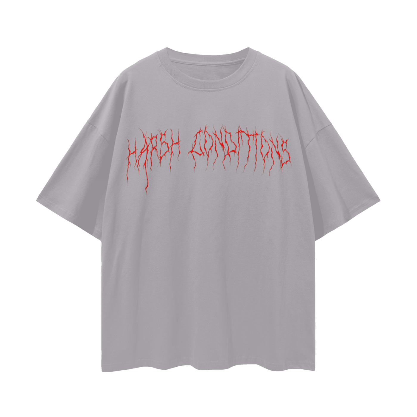 Metal Loose Drop Shoulder T-Shirt