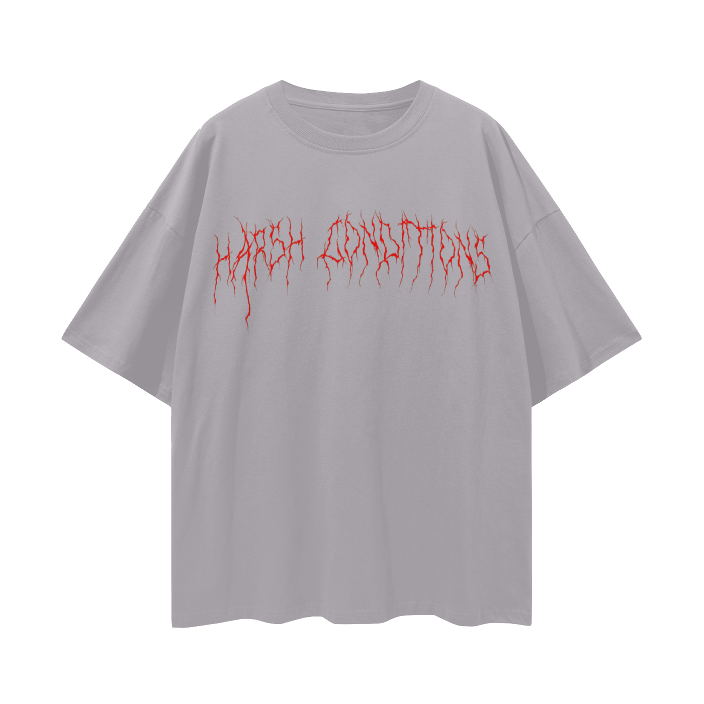 Metal Loose Drop Shoulder T-Shirt