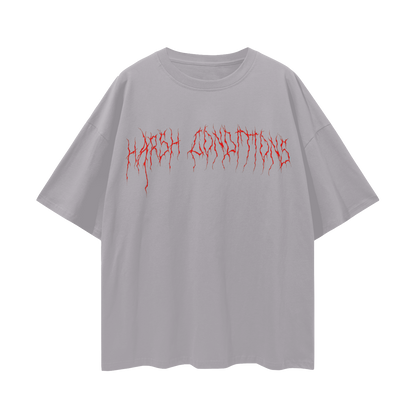 Metal Loose Drop Shoulder T-Shirt