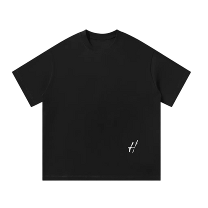 PURPLE FLAMES Oversized T-Shirt