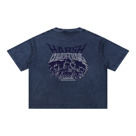 Hardcore Boxy/Cropped Cotton T-Shirt